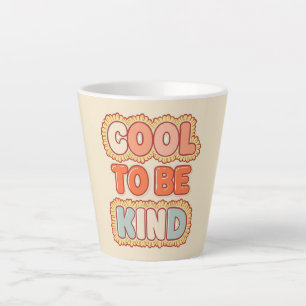 Caneca De Café Latte Vibrações Positivas É Legal Ser Gentil Citação