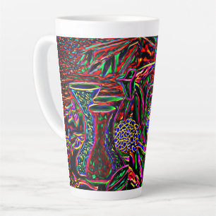 Caneca De Café Latte Vibrações Positivas Lata