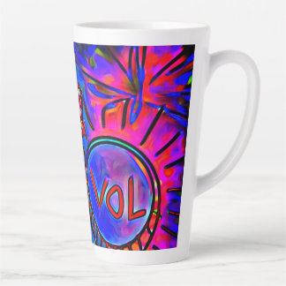 Caneca De Café Latte Vibrações Positivas Lata