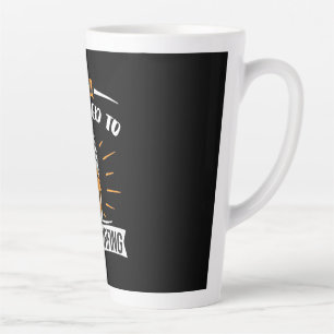 Caneca De Café Latte Viciado Em Navegação Eólica