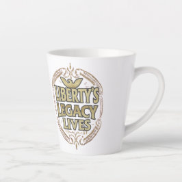 Caneca De Café Latte Vidas Legadas da Liberdade