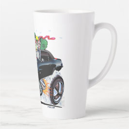 Caneca De Café Latte Vince Crains "Z RATED" 1969 Camaro Latte Mug