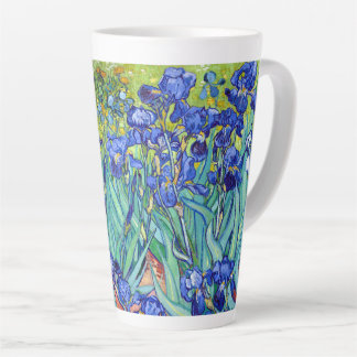 Caneca De Café Latte Vincent Van Gogh Apresenta uma vibrante arte flora