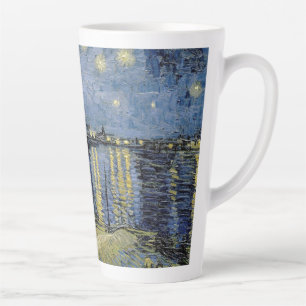Caneca De Café Latte Vincent van Gogh - Starry Night 1888