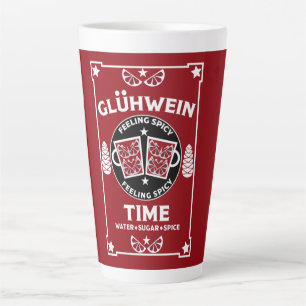 Caneca De Café Latte Vinho tinto enregelado de Natal Glühwein