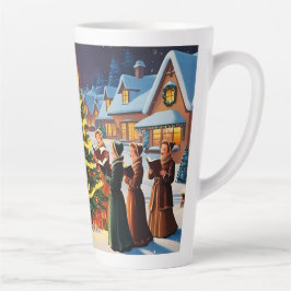 Caneca De Café Latte Vintage cômoda tradicional Natal