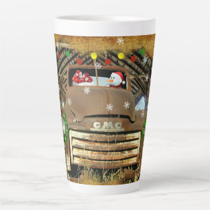 Caneca De Café Latte Vintage GMC Truck Run