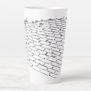 Caneca De Café Latte Vintage Mágico de Oz Estrada de Tijolos Amarelos p