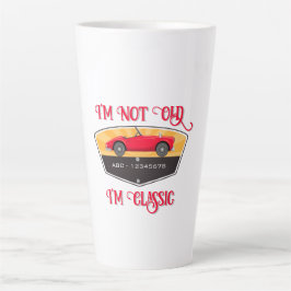 Caneca De Café Latte Vintage Retro Car Lover
