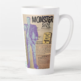 Caneca De Café Latte Vintage Voices Monster Latte Mug