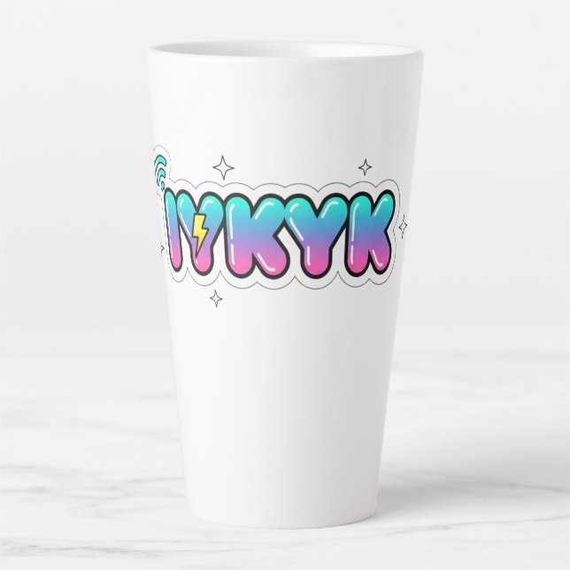Caneca De Café Latte ViralVibes Collection (Frente)