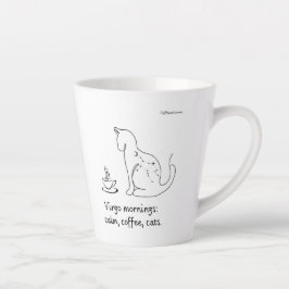 Caneca De Café Latte Virgo Vibes Mug