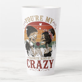Caneca De Café Latte Você É Meu Tipo Favorito de Loucura
