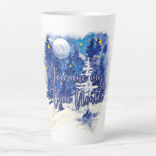 Caneca De Café Latte Você É Meu Verdadeiro Norte