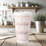 Caneca De Café Latte Você Não É A Única Cota De Motivação Positiva<br><div class="desc">Você Não É A Única Cota De Motivação Positiva</div>