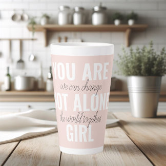 Caneca De Café Latte Você Não É A Única Cota De Motivação Positiva