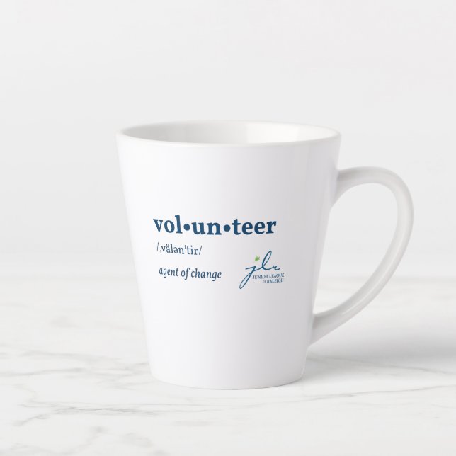 Caneca De Café Latte Volunteer Mug (Direita)