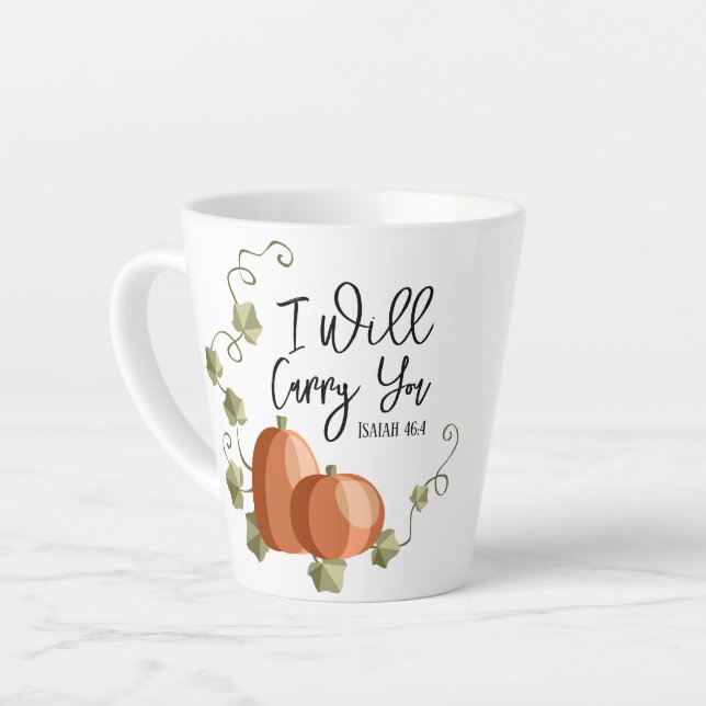 Caneca De Café Latte Vou Carregar-Te Mug (Ângulo esquerdo)