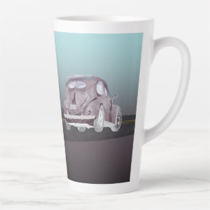 Caneca De Café Latte VW Dividir Inseto Oval Latino