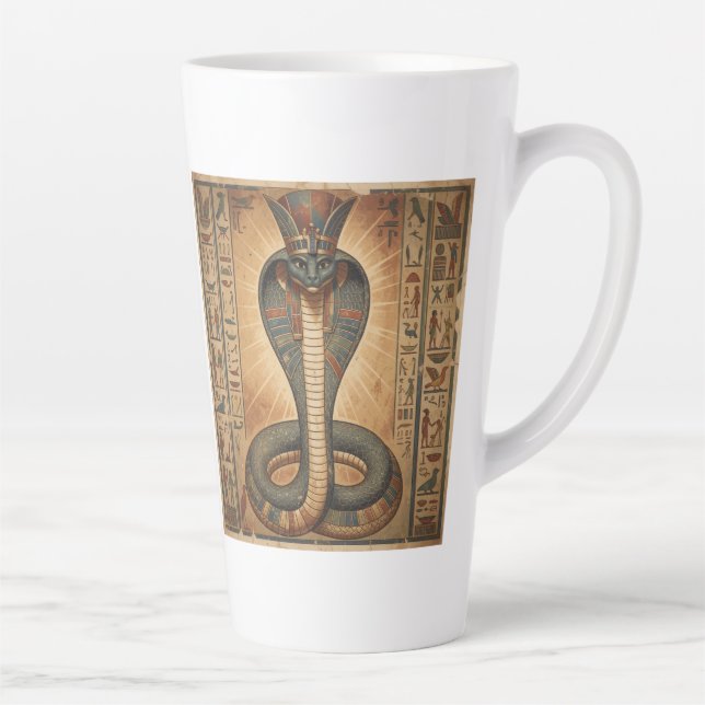 Caneca De Café Latte Wadjet – Ägyptische Schlangengöttin´7 (Direita)