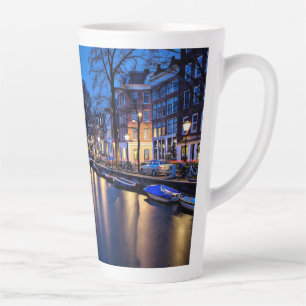Caneca De Café Latte Wallpaper de Amesterdã Night-67657