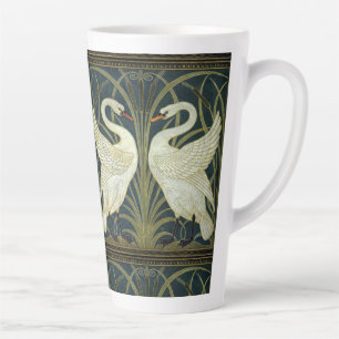 Caneca De Café Latte Walter Crane Swan & Rush e Iris Vitoriano