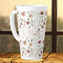 Watercolor Vintage Wildflower Floral Pattern