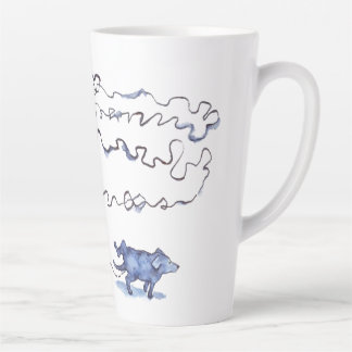 Caneca De Café Latte Wee Weed Dog