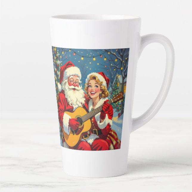 Caneca De Café Latte „Weihnachtliche Harmonie“ (Direita)