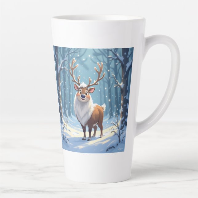 Caneca De Café Latte „Weihnachtliche Harmonie“ (Direita)