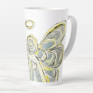 Caneca De Café Latte White Light Guardian Angel Latg Cup