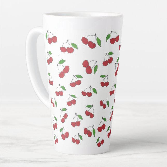 Caneca De Café Latte Wild Cherry (Ângulo esquerdo)
