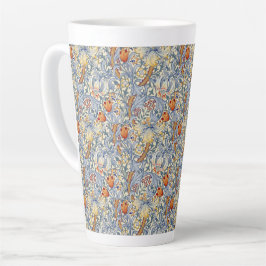 Caneca De Café Latte William Morris Gold Lily Victorian Wallpaper
