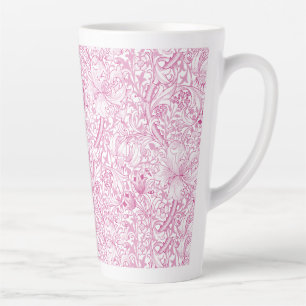 Caneca De Café Latte William Morris Ouro Lily Floral Patterno