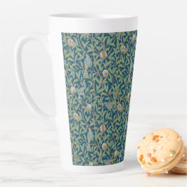 Caneca De Café Latte William Morris "Pássaro e Romã"