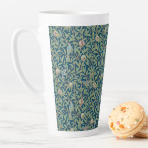 Caneca De Café Latte William Morris "Pássaro e Romã"