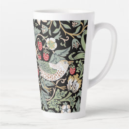 Caneca De Café Latte William Morris Strawberry Thief I Black Birds