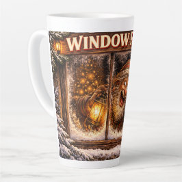 Caneca De Café Latte Window Peeper Icelandic Yule Lad 