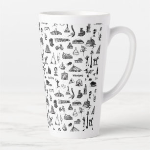 Caneca De Café Latte Winnipeg Mug
