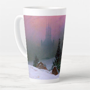 Caneca De Café Latte Winter Landscape Caspar David Friedrich
