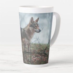 Caneca De Café Latte Wolfdog
