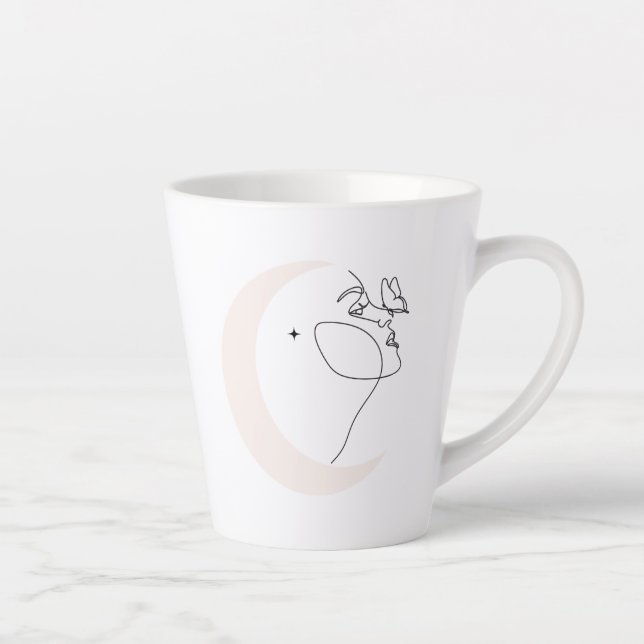 Caneca De Café Latte Woman (Direita)