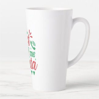 Caneca De Café Latte Xmas Art Me Chame De Papais noeis