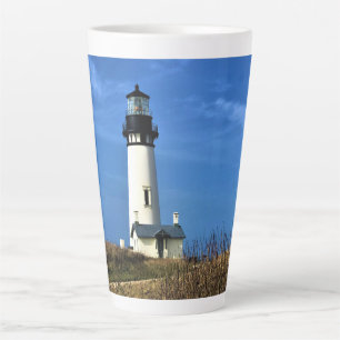 Caneca De Café Latte Yaquina Head Lighthouse, Newport, Oregon