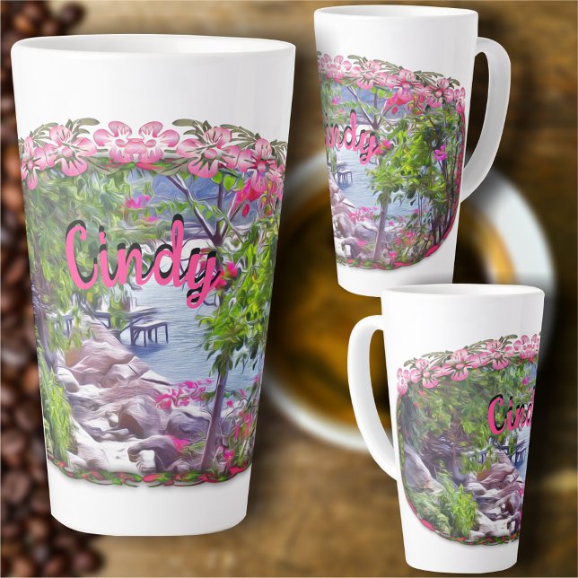 Caneca De Café Latte Yelapa Trilha 821 (Criador carregado)
