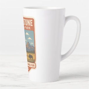 Caneca De Café Latte Yellowstone National Park Grand Canyon Viagem