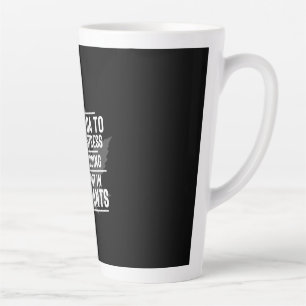 Caneca De Café Latte Yoga Lover Eu Faço Ioga Para Aliviar O Estresse