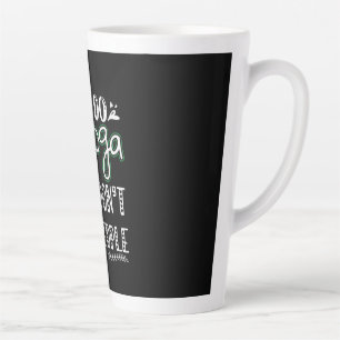 Caneca De Café Latte Yoga Lover I Do Yoga