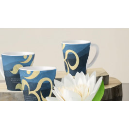 Caneca De Café Latte Yoga Meditation Instrutor Life Coach OM Cita La