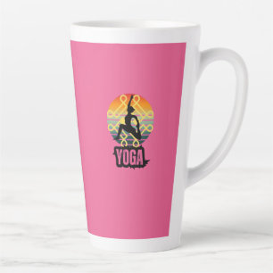 Caneca De Café Latte Yoga, Paz interior